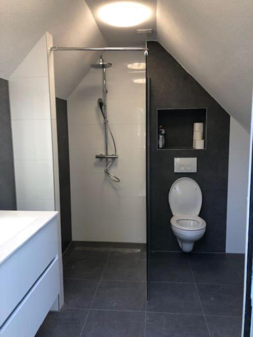 Villa Gezellige Pipo Met Grote Schommel Aan Het Water Medemblik Esterno foto